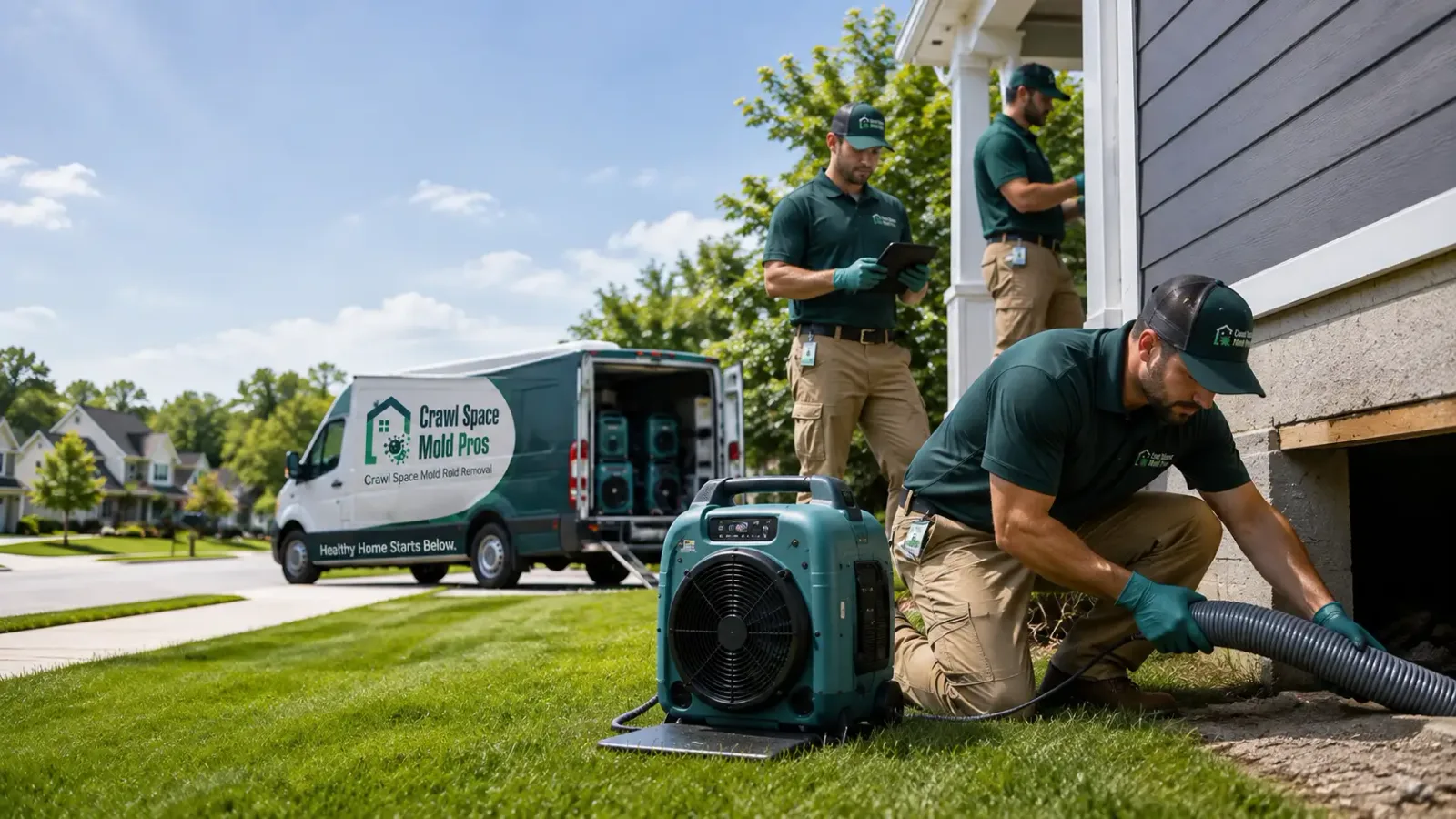 Crawl Space Mold Removal in Brandon, WI